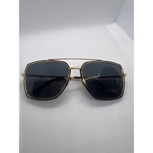 Tom Ford Lionel TF750 01A Gold Black Pilot Sunglasses Made in Italy